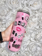 Load image into Gallery viewer, 20oz stainless steel BURN BOOK tumbler
