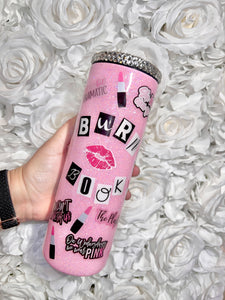 20oz stainless steel BURN BOOK tumbler