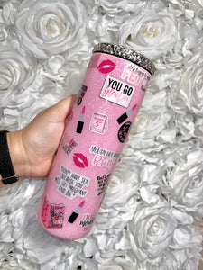 20oz stainless steel BURN BOOK tumbler
