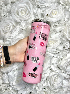 20oz stainless steel BURN BOOK tumbler