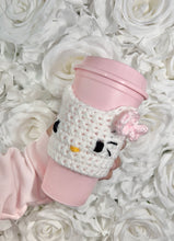 Load image into Gallery viewer, * Crocheted Kitty  cup Cozy*
