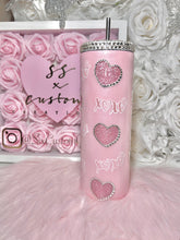 Load image into Gallery viewer, Diamonds on Hearts - 20oz SS Tumbler
