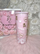 Load image into Gallery viewer, 24oz Acrylic Kitty XOXO Tumbler
