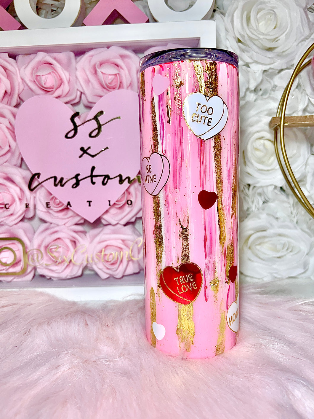 20oz SS Conversation Hearts Tumbler
