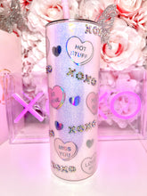 Load image into Gallery viewer, 20oz Stainless Steel VDAY Tumbler XOXO/hearts

