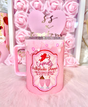 Load image into Gallery viewer, 10oz SS Pink drip VDAY Mug
