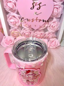 10oz SS Pink drip VDAY Mug