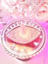 Load image into Gallery viewer, 24 oz Acrylic Evil eye hearts tumbler
