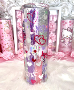 20oz SS RTS Lavender Glitter Tumbler