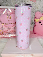 Load image into Gallery viewer, Kitty-Bunny Strawberry Tumbler
