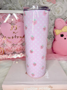 Kitty-Bunny Strawberry Tumbler