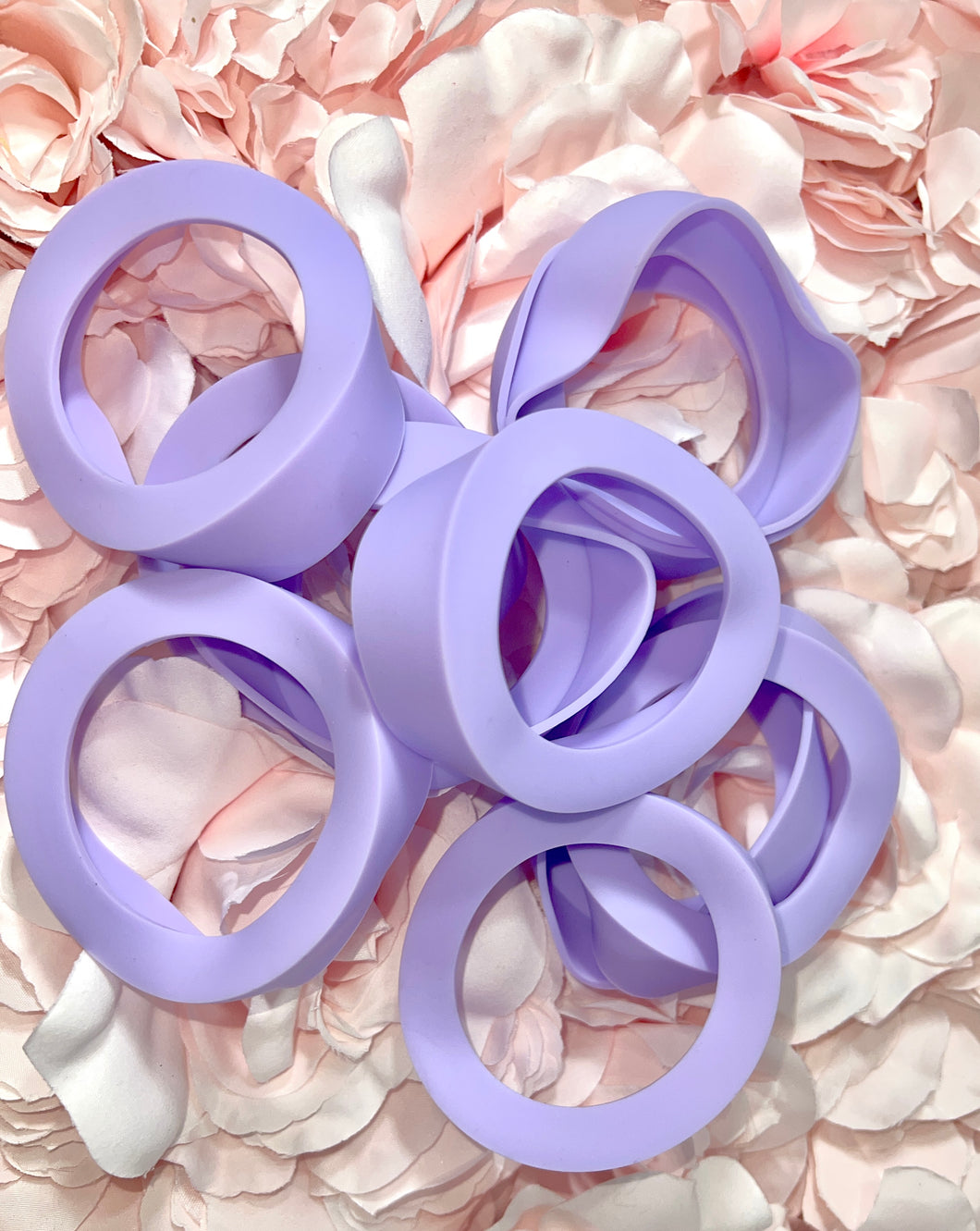 Lavender silicone Tumbler bottom grip