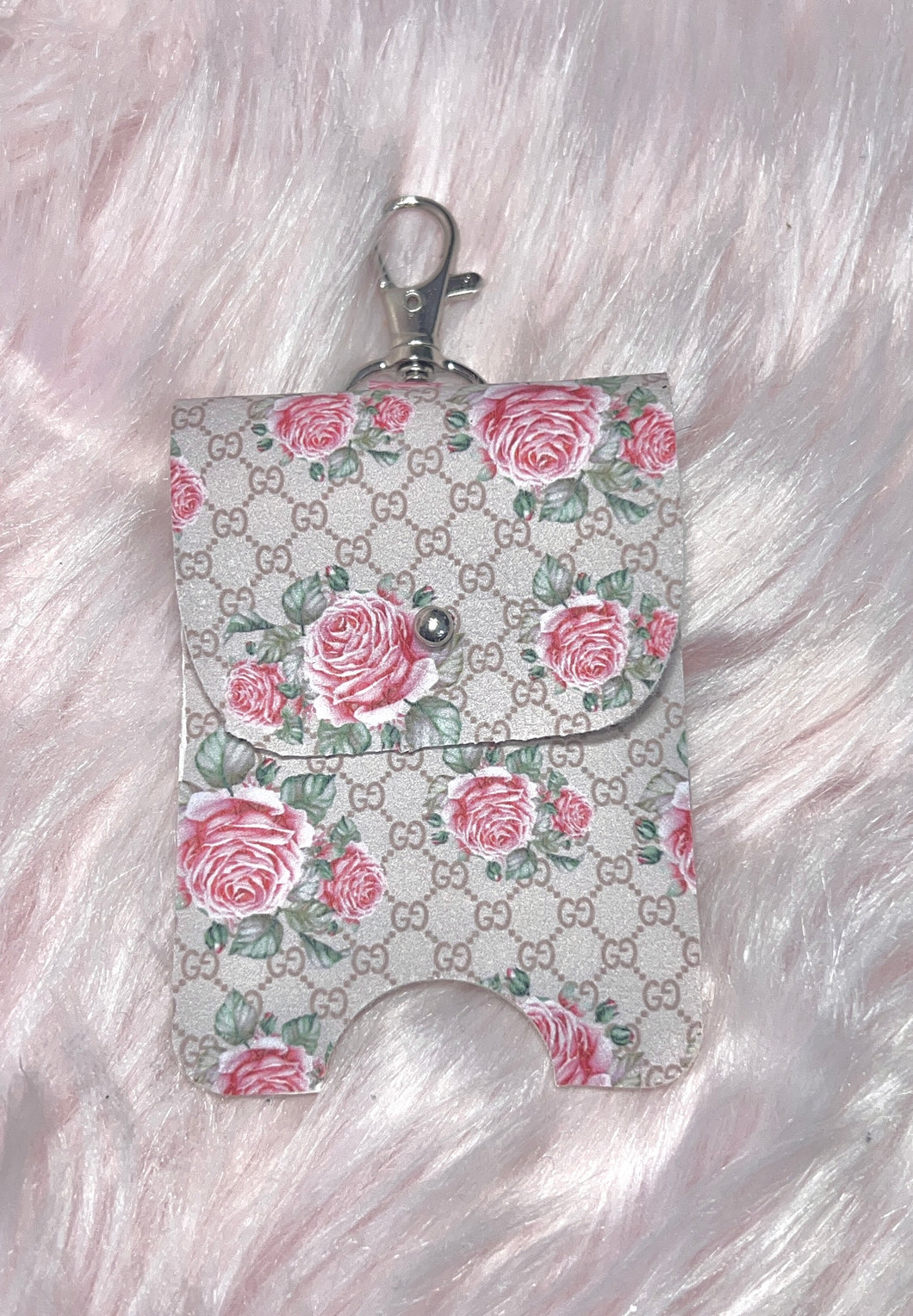 Flowers Keychain Sanitizer holder