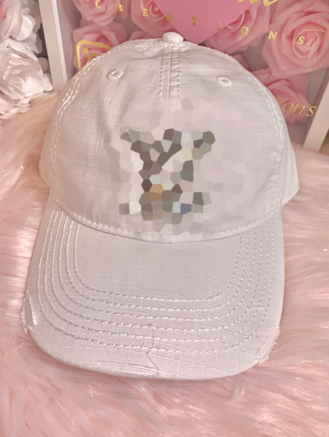 Distressed Glam Hat