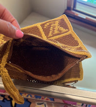 Load image into Gallery viewer, Crocheted designer wristlet
