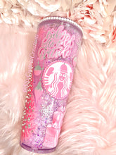 Load image into Gallery viewer, 24oz Acrylic SNOW GLOBE tumbler *BABY IT&#39;S COLD OUTSIDE&quot;
