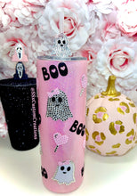 Load image into Gallery viewer, 20oz Stainless Steel Bling GHOST Pink Tumbler
