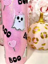 Load image into Gallery viewer, 20oz Stainless Steel Bling GHOST Pink Tumbler
