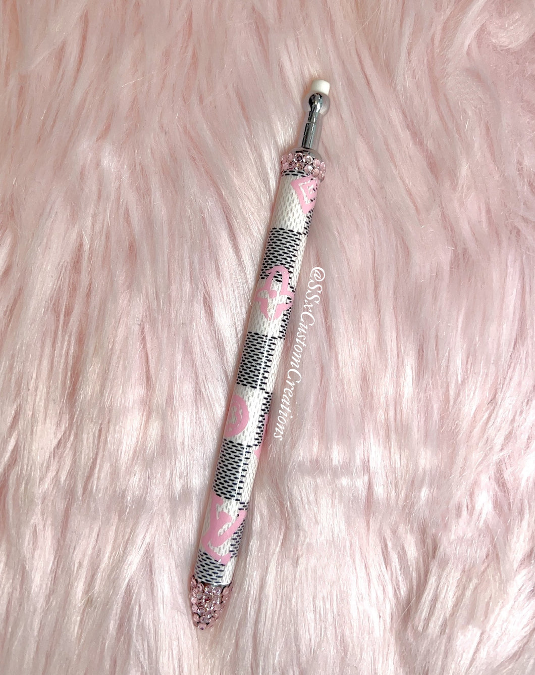 Bling GLAM checkered Pencil