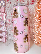 Load image into Gallery viewer, 20oz SS Gingerbread Cutie With hearts Tumbler
