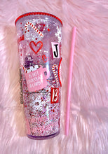Load image into Gallery viewer, XMAS mean girls snow globe tumbler
