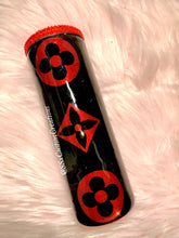 Load image into Gallery viewer, 20oz SS Screw on lid Black/Red Tunbler
