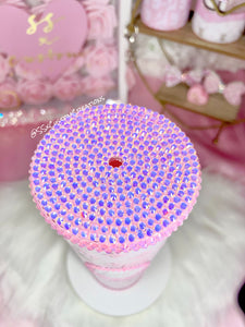 24oz Acrylic, Pink SnowGlobe BARBIE tumbler