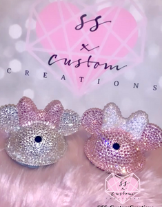 15oz acrylic Minnie tumbler with luxe rhinestone lid