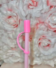 Load image into Gallery viewer, Hot Pink Silicone straw cover

